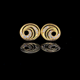 The Aurora Swirl Earrings