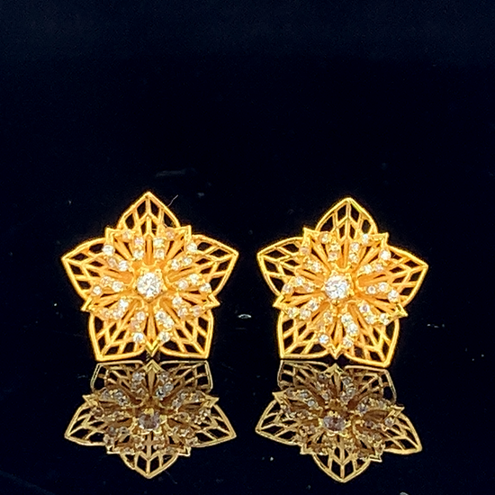 The Golden Anemone Studs