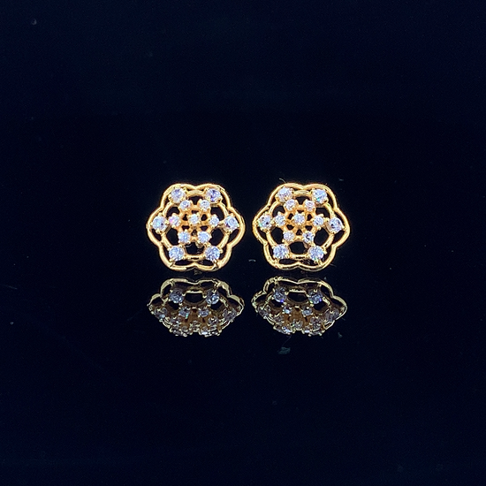 The Golden Hexa-Bloom Studs