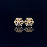 The Golden Hexa-Bloom Studs
