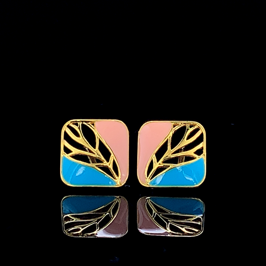 The Art Deco Palm Studs