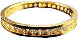 NJ Arts Eternal Sparkle Gold Eternity Ring 18kt Yellow Gold ring
