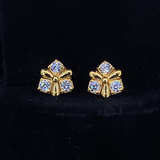 The Trilogy Ribbon Studs