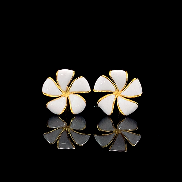 The Golden Frangipani Earrings