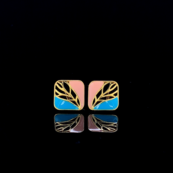 The Art Deco Palm Studs