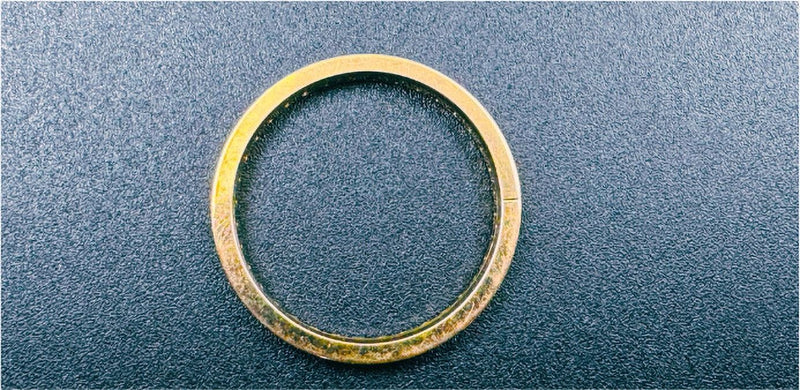 NJ Arts Eterna Noir Classic Eternity Band 18kt Yellow Gold ring