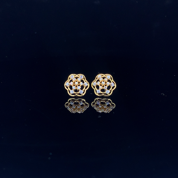 The Golden Hexa-Bloom Studs