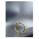 NJ Arts Classic Solitaire Gold Ring 18kt Yellow Gold ring