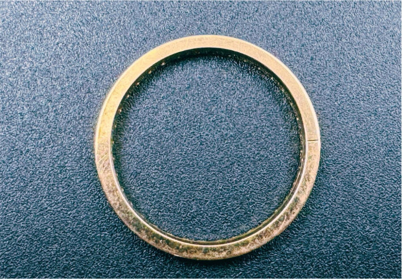 NJ Arts Scarlet Sparkle Eternity Band 18kt Yellow Gold ring