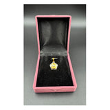 NJ Arts 22ct Gold Star Bloom Swarovski Pendant 22kt Swarovski Yellow Gold Pendant - NJ Arts