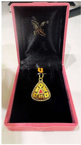 NJ Arts Trinity Radiance Pendant 22kt Yellow Gold Pendant