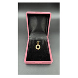 NJ Arts 18ct Gold Ruby Elegance Swarovski Pendant 22kt Swarovski Yellow Gold Pendant - NJ Arts