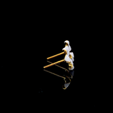 The Golden Frangipani Earrings