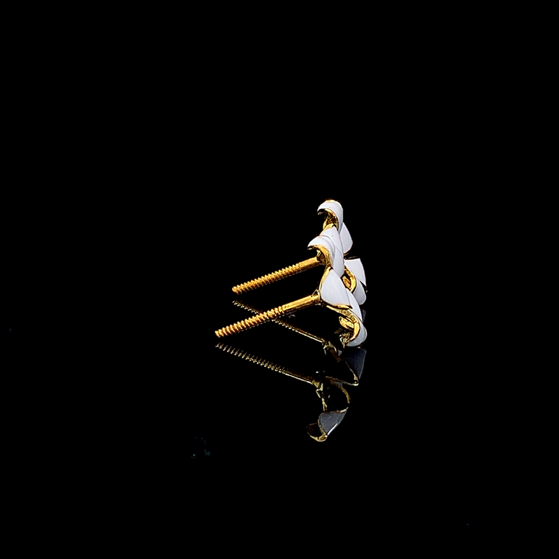 The Golden Frangipani Earrings