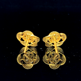 The Golden Satin Bloom Studs