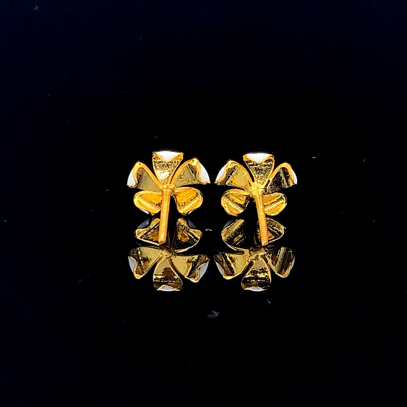The Golden Frangipani Earrings