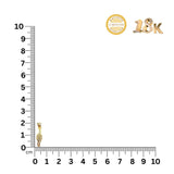 NJ Arts 22ct Gold Star Bloom Swarovski Pendant 22kt Swarovski Yellow Gold Pendant - NJ Arts