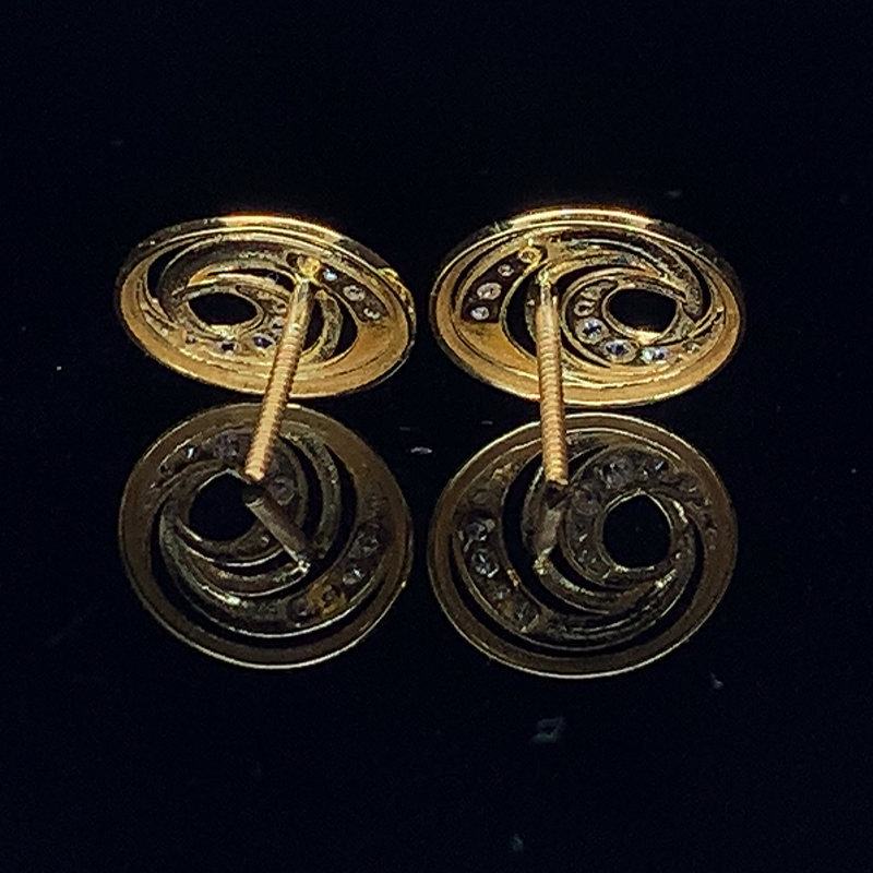 The Aurora Swirl Earrings