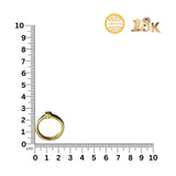 NJ Arts Classic Solitaire Gold Ring 18kt Yellow Gold ring