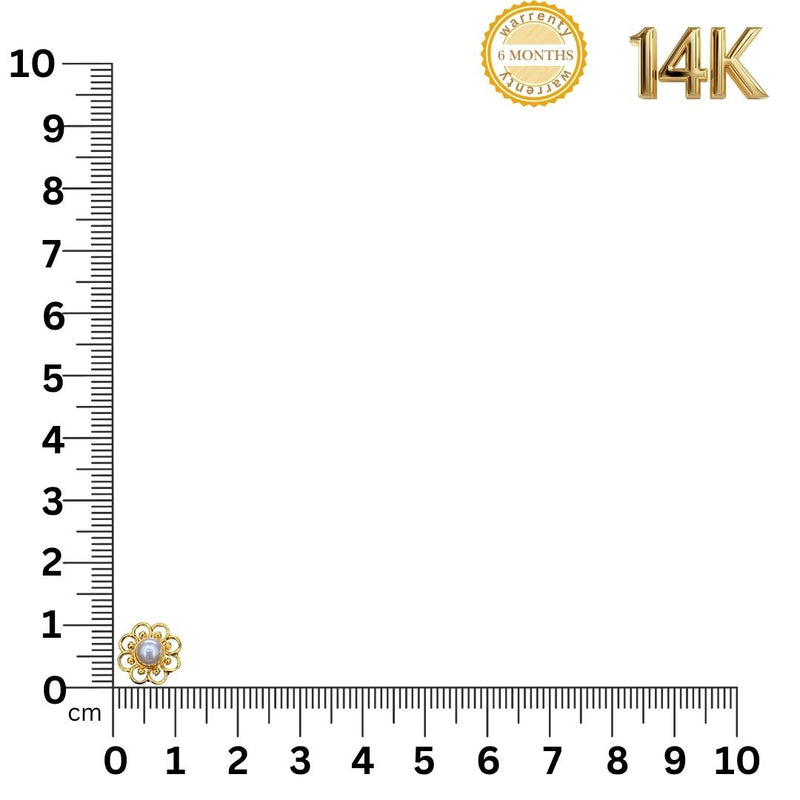 The Pearl Fleur Studs