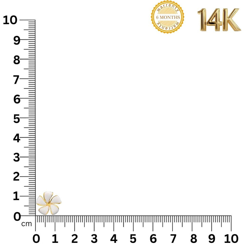 The Golden Frangipani Earrings