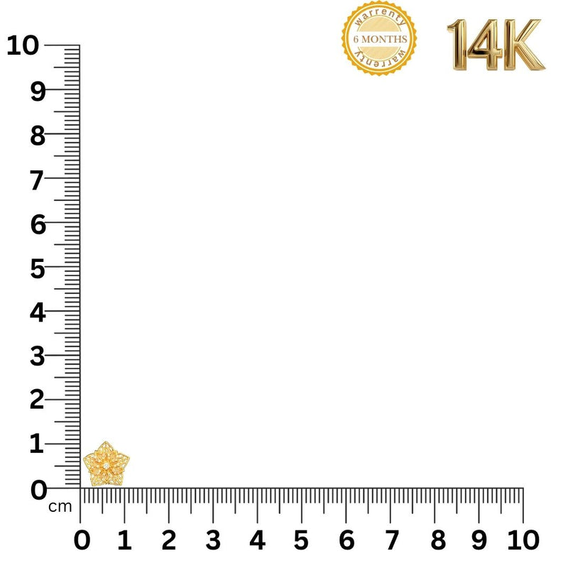 The Golden Anemone Studs