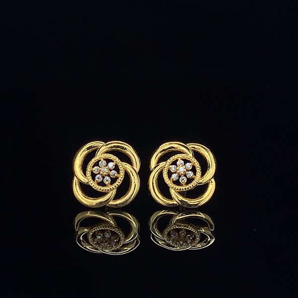 The Golden Clover Studs