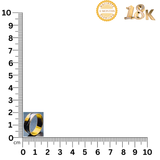 NJ Arts Dual Harmony Wave Ring 18kt Yellow Gold ring