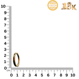 NJ Arts Midnight Charm Gold Eternity Band 18kt Yellow Gold ring