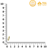 NJ Arts Eternal Sparkle Gold Eternity Ring 18kt Yellow Gold ring