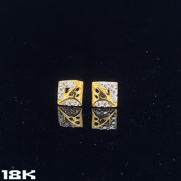 square stud earrings