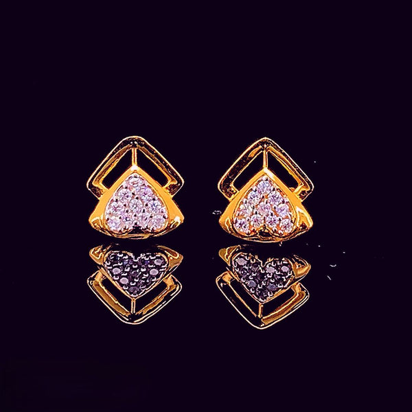 triangles stud earring