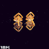 triangles stud earring