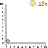 triangles stud earring