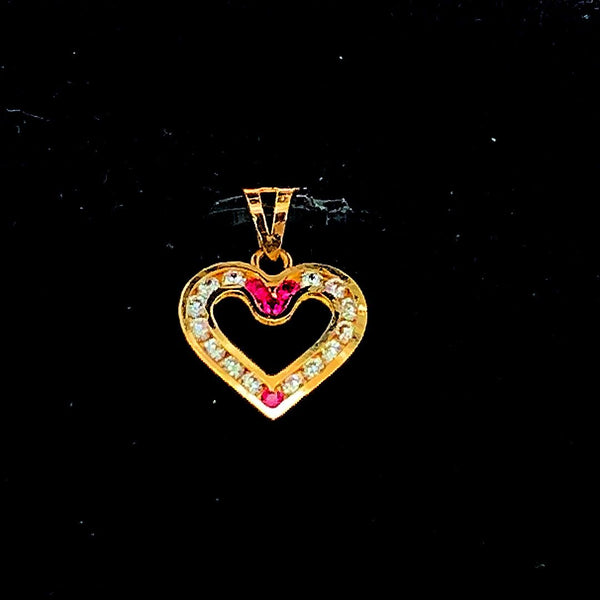Amora Sparkle Heart Pendant