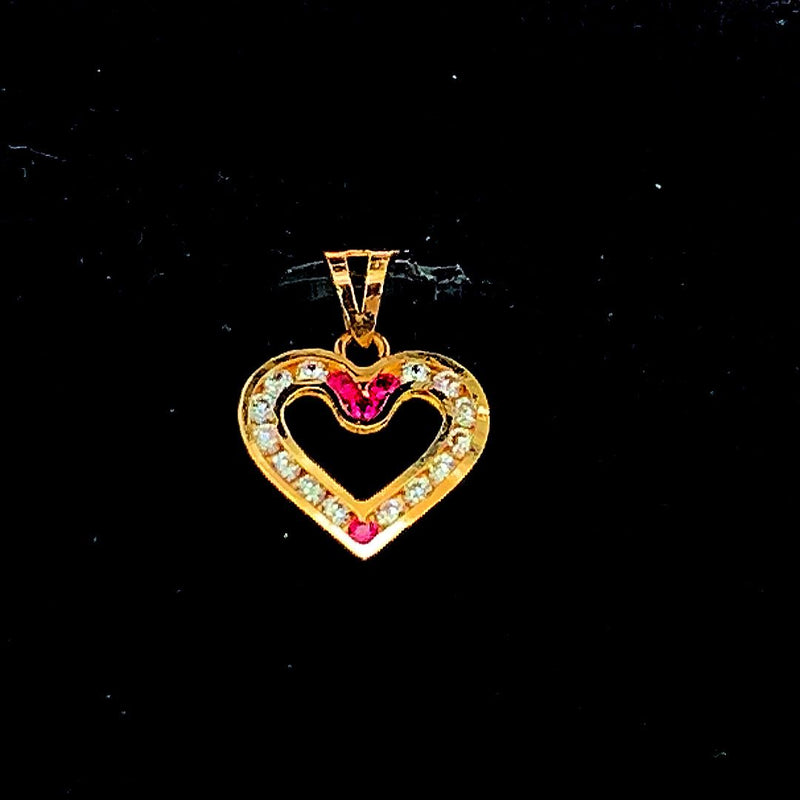 Amora Sparkle Heart Pendant