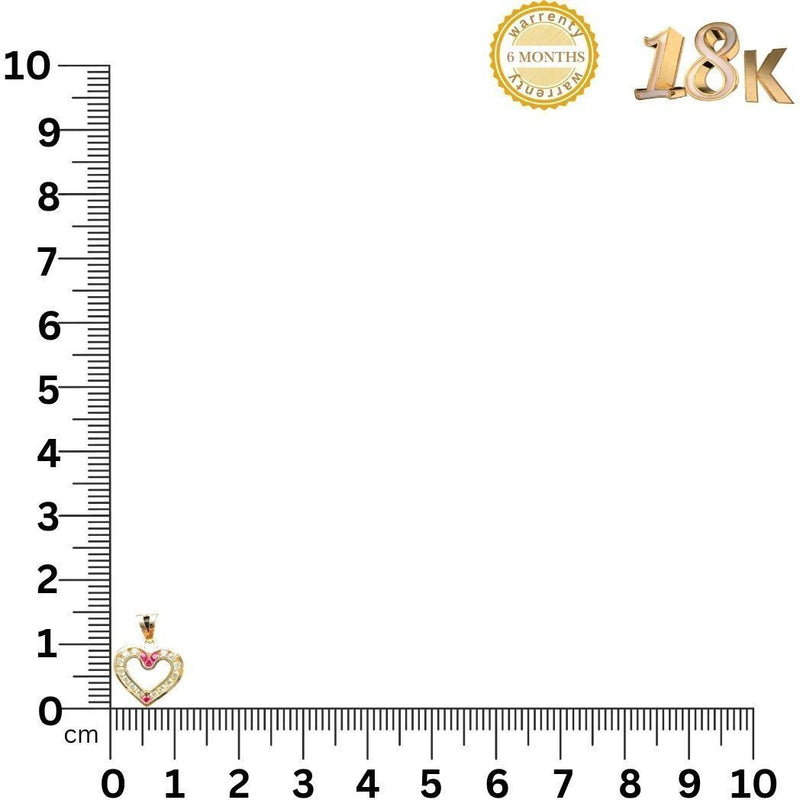 Amora Sparkle Heart Pendant