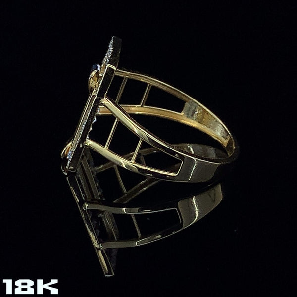 Heart Frame Dual Love Ring